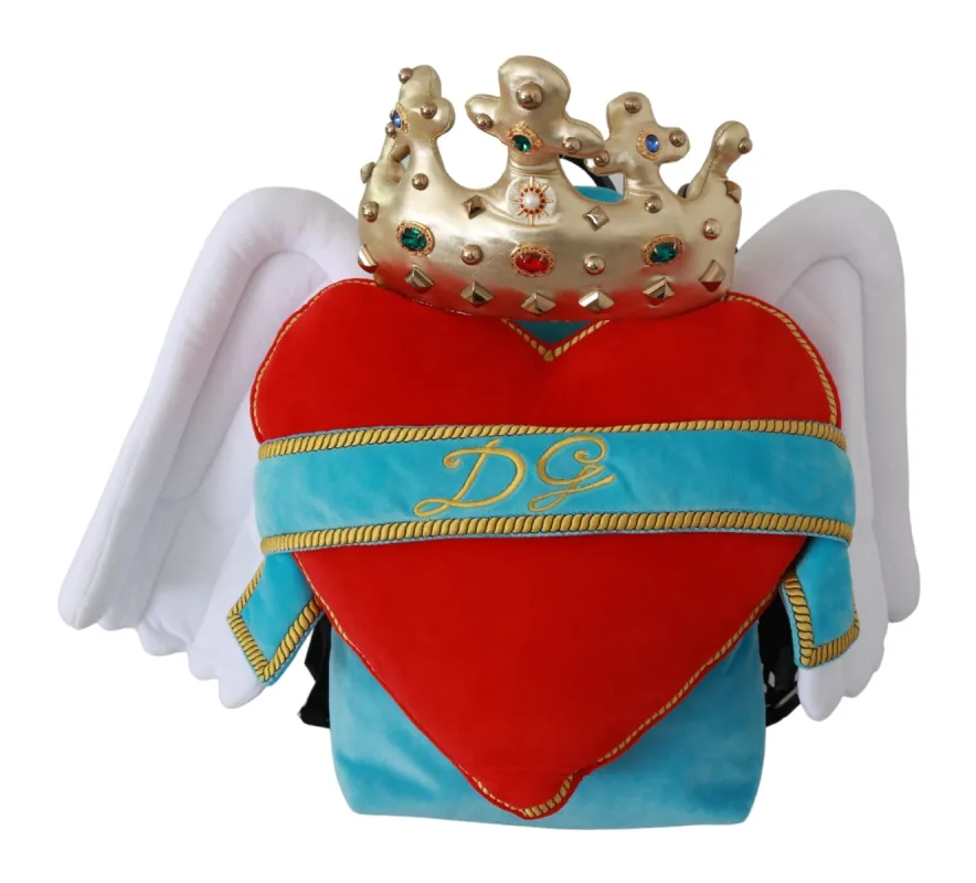 Jeweled Heart Wings Backpack sold by Louxly