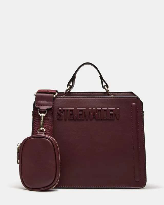 EVELYN BAG WINE sold by Steve Madden