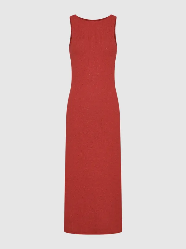 Sleeveless Skinny Knitted Dress sold by Urban Revivo