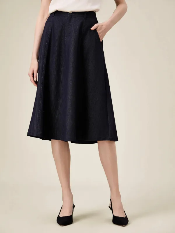 Amoretu Women's Vintage Denim Skirt sold by Amoretu