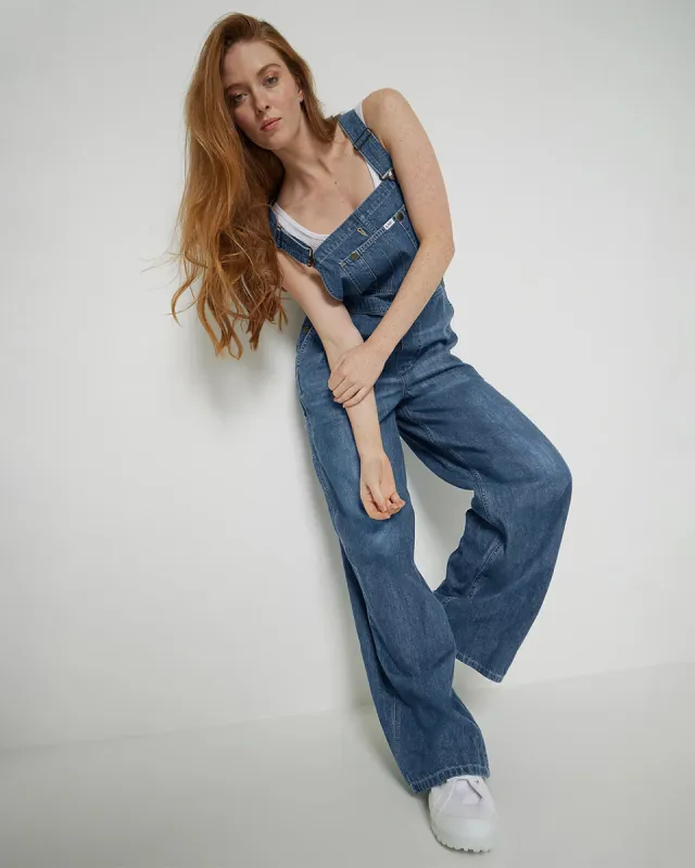 Bib Overalls - Mid Cascade sold by ban.do