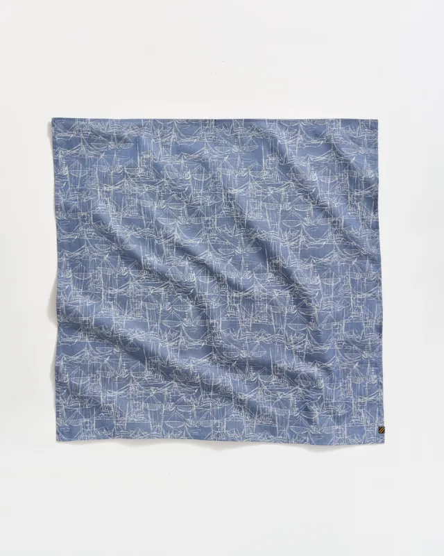 Melange Shrimp Boat Bandana sold by Billy Reid