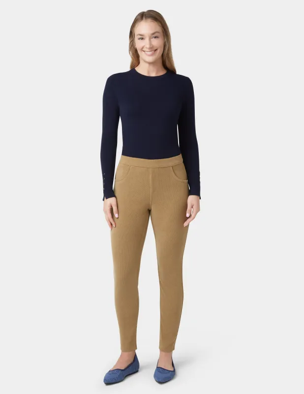 Butter Twill Jean Style Legging sold by HUE