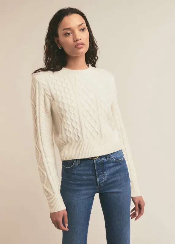 THE CABLE PULLOVER SWEATER sold by Favorite Daughter