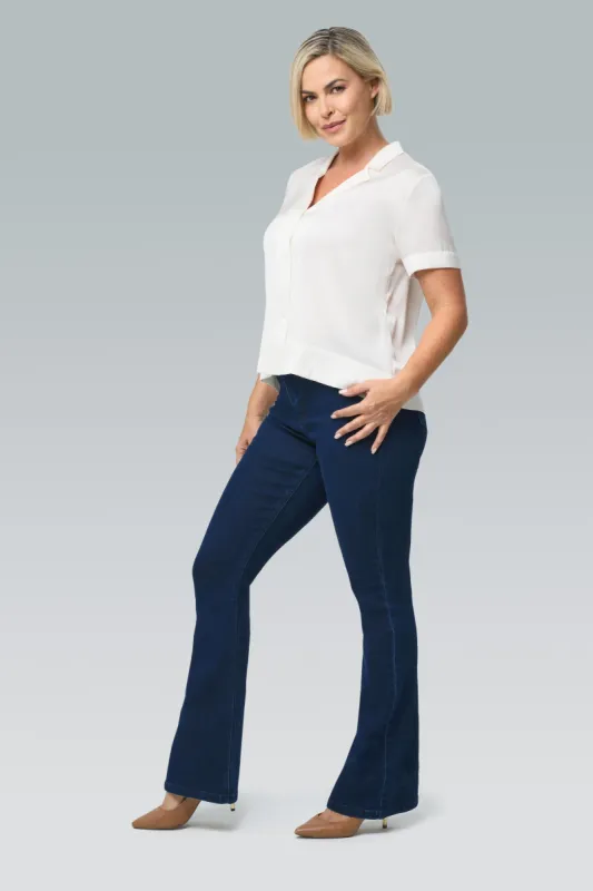 Flare High Rise Jeans sold by Blue Faithful