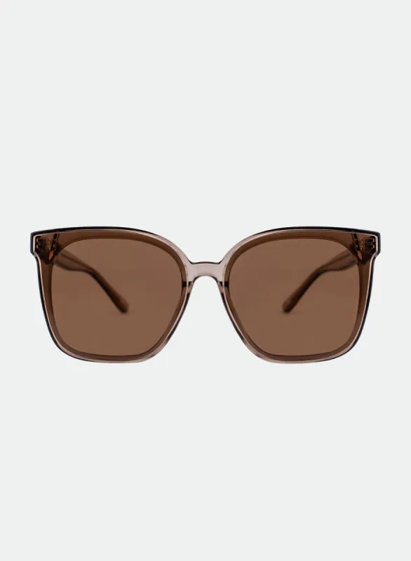 Betty - Transparent Olive sold by Otra Eyewear