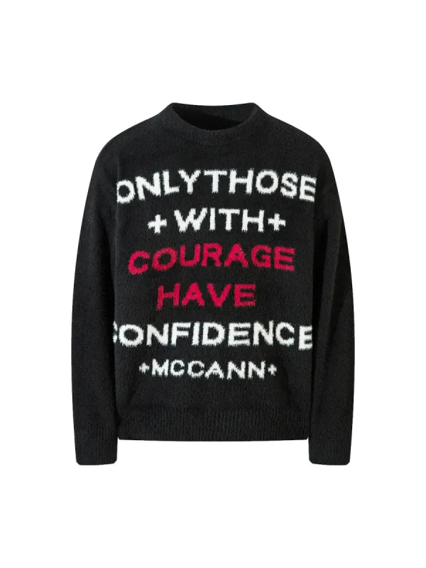 Thesupermade Letter Graphic Sweater sold by Thesupermade