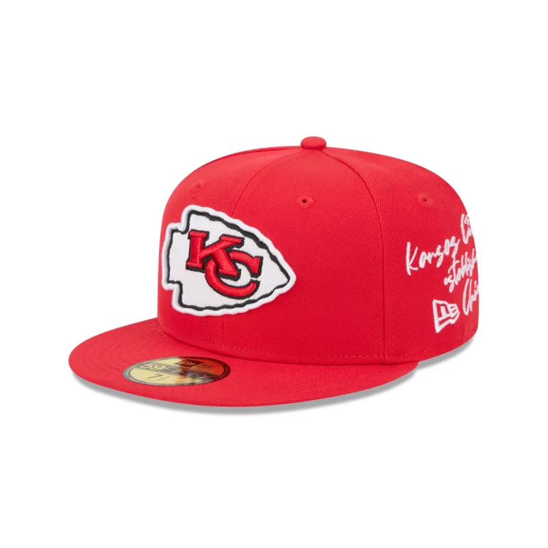 Kansas City Chiefs Team Verbiage 59FIFTY Fitted Hat sold by New Era