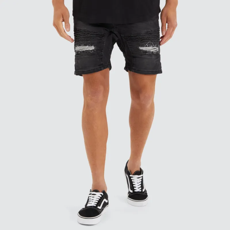 Viper Denim Short Heavy Metal sold by Neverland