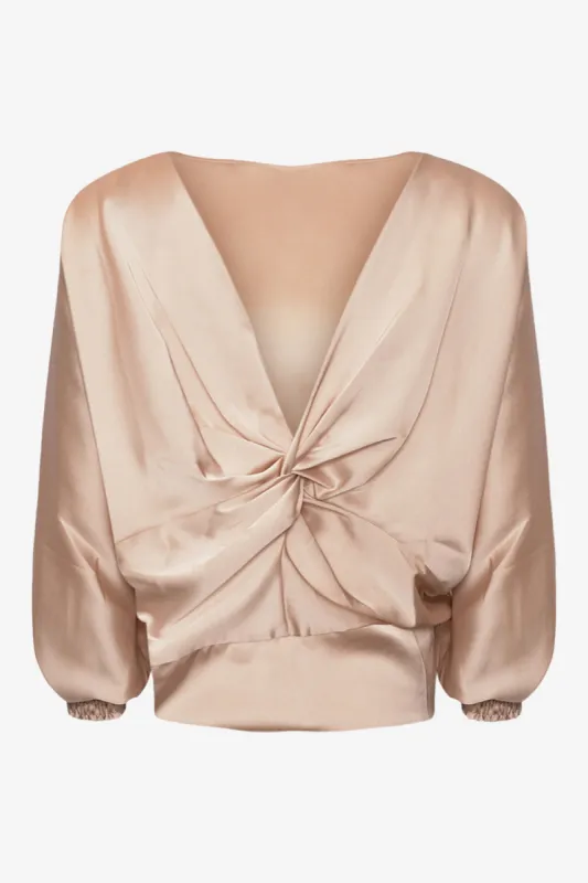 Krista Blouse Champagne sold by Noella Fashion