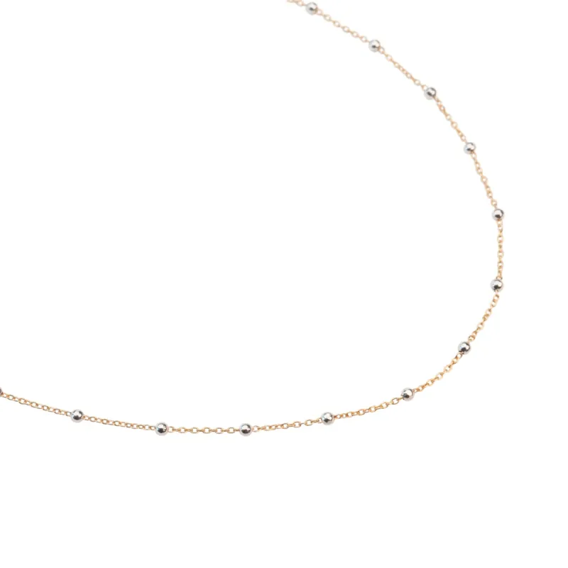 Two-Tone Satellite Necklace sold by RG