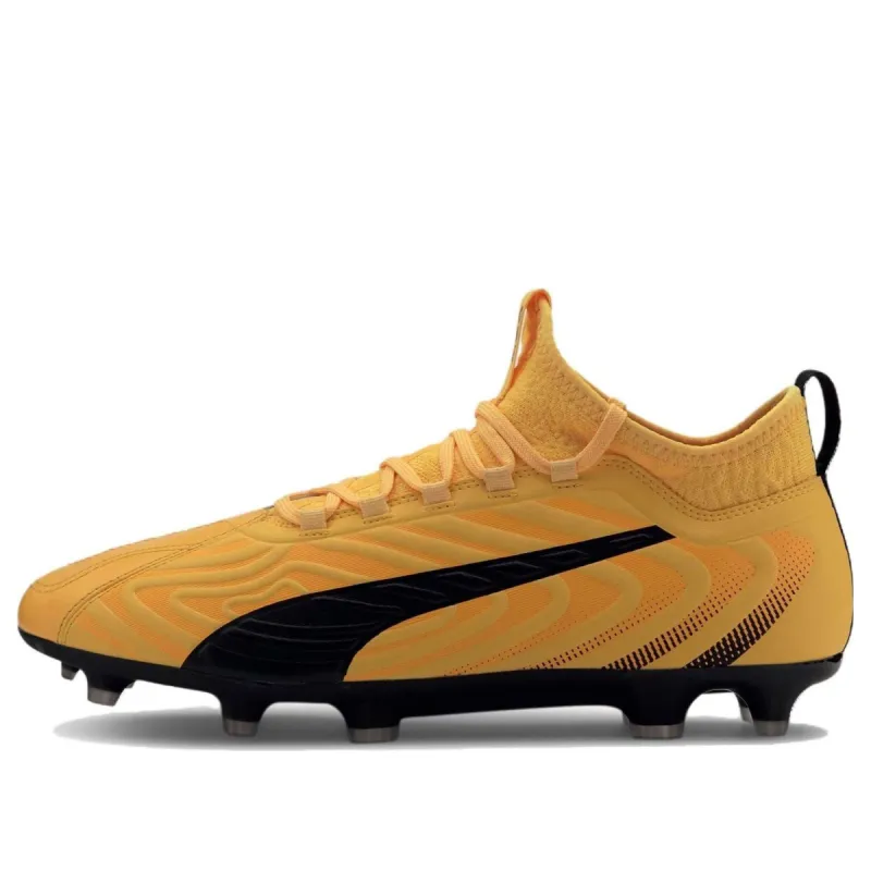 PUMA One 20.3 FG/AG 'Yellow Black' 105826-01 sold by KicksCrew