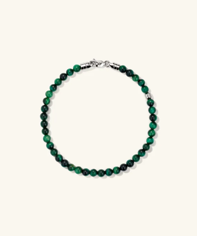 4mm Gemstone Beaded Bracelet sold by Mejuri