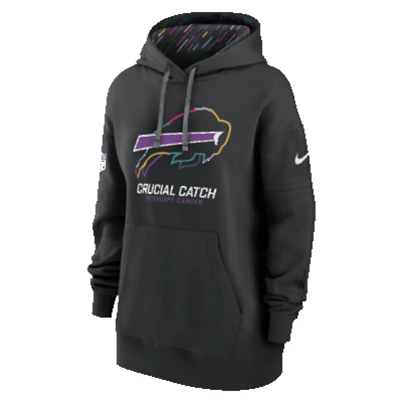 Buffalo Bills Crucial Catch Club Women's Nike NFL Pullover Hoodie sold by Nike