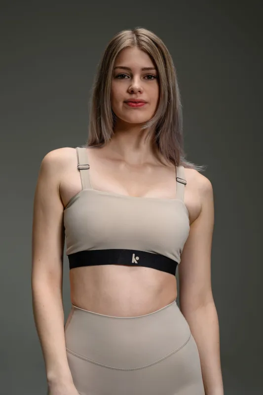 Square Bra I  - Dune sold by Kamo Fitness