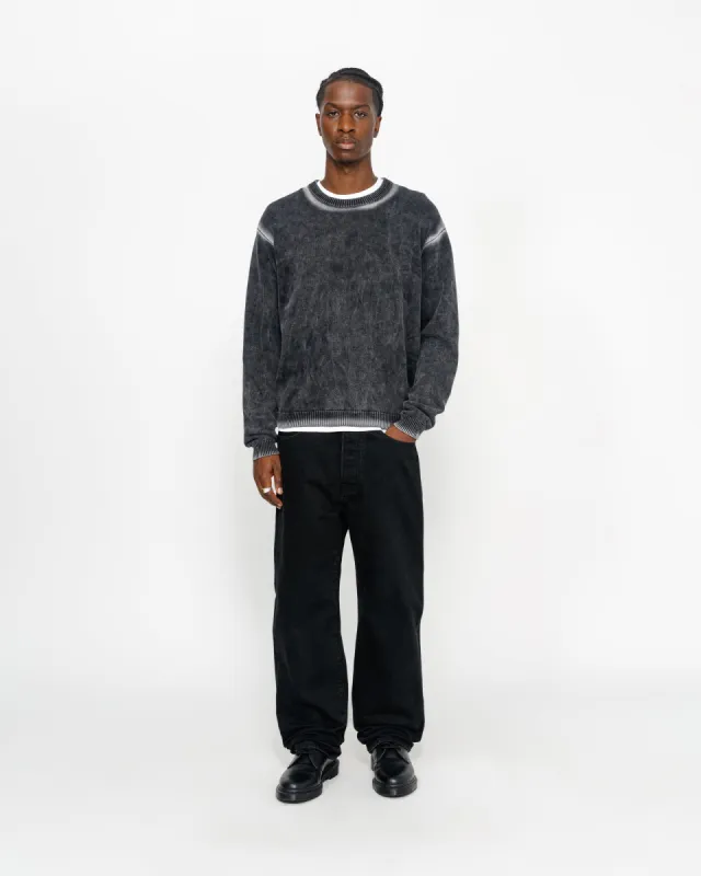 トップス Stussy Faded Cotton Knit Crew L Stussy Faded Cotton Knit Crew Blue メンズ - FW24 - JP