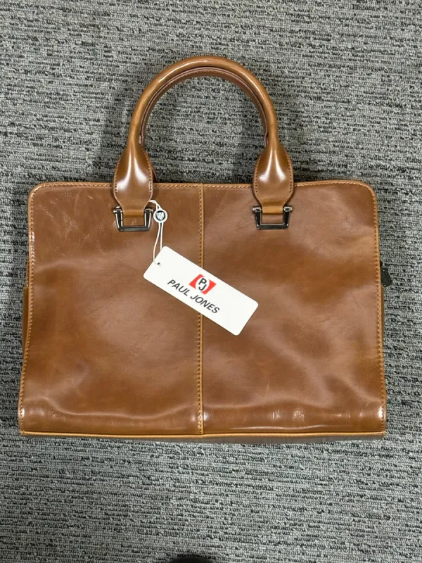 Mens Messenger Bag Vintage Waterproof Leather Laptop Briefcase sold by Paul Jones