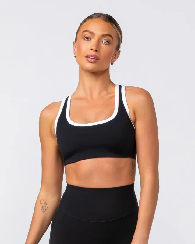 Contrast Bralette - Black sold by Muscle Nation