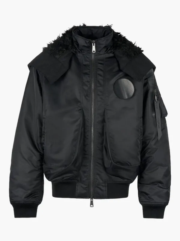 ALPHA X JIYONG KIM SUN BLEACHED BOMBER JACKET | Parallel