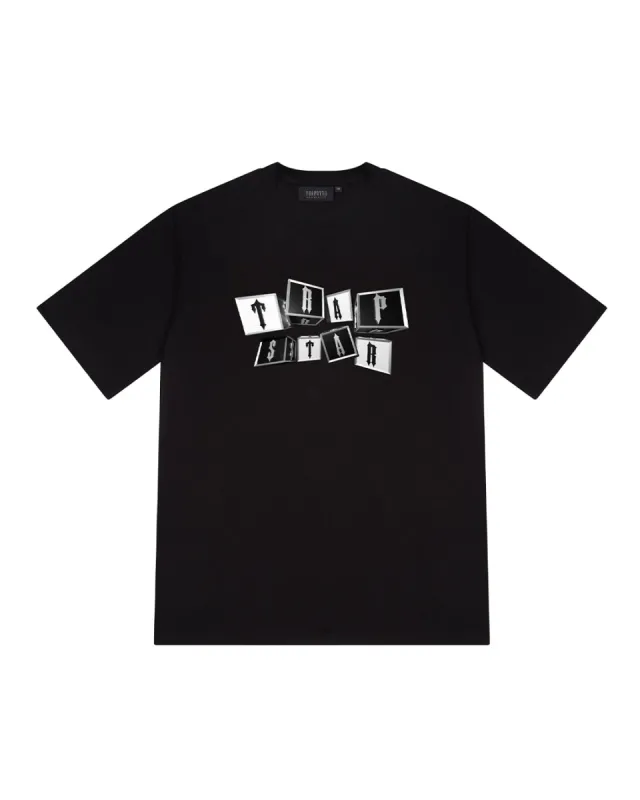 Trapstar London Irongate Blocks Tee - Black | Parallel