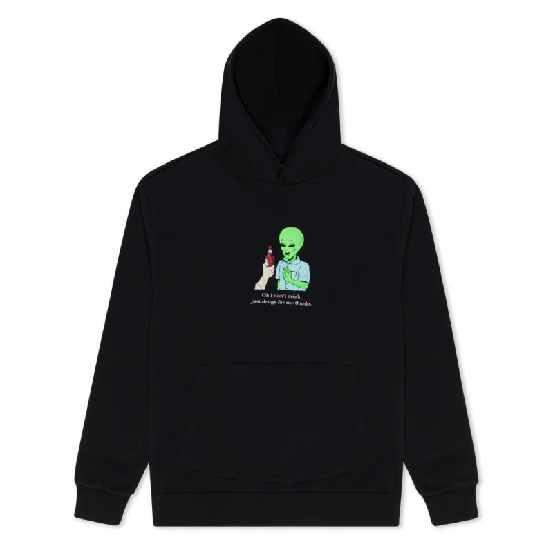 I Don't Drink Hoodie (Black) 14.7oz sold by Ripndip