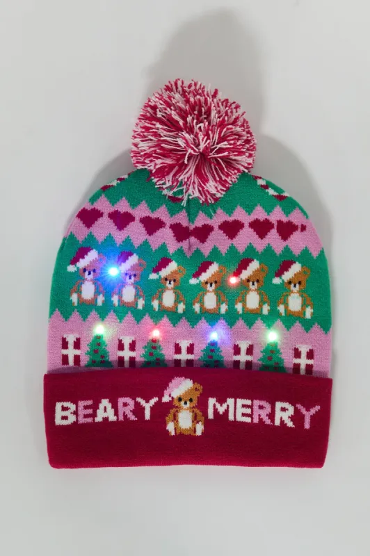 Tuque de Noël illuminée sold by Urban Planet