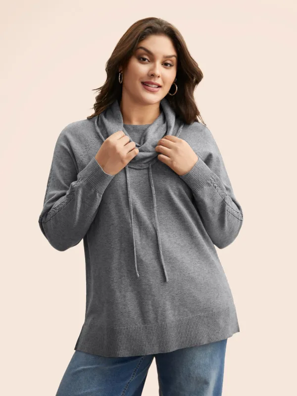 Supersoft Essentials Turtleneck Raglan Sleeve Pullover sold by Bloomchic