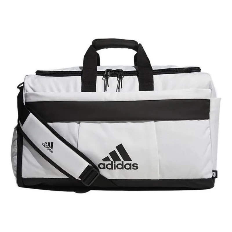 adidas Duffel Bag 'White Black' HA3194 sold by KicksCrew