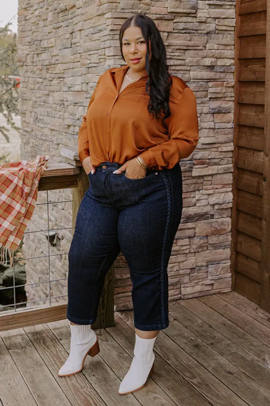 JUDY BLUE Kinsley High Waist Wide Leg Jean Curves sold by Impressions