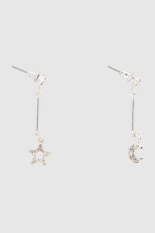 Aretes Línea Estrella Luna sold by Shasa