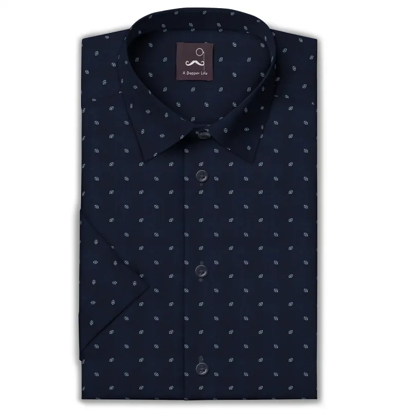 Pure Cotton - Short Sleeve - Navy Prism sold by Airthreads