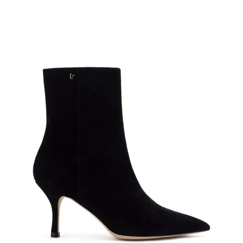 Mini Kate Boot In Black Suede sold by Larroude