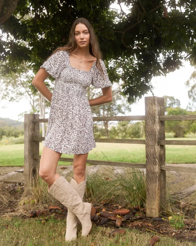 Rhi Print Mini Dress sold by All About Eve