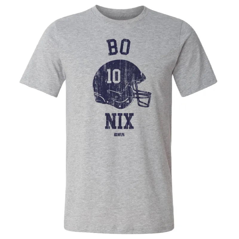 Bo Nix Denver Helmet Font sold by 500 Level