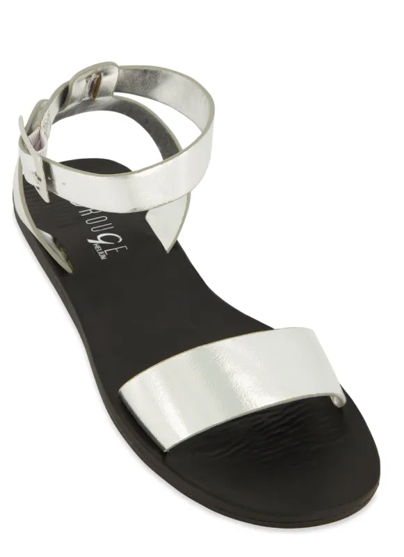 Ankle Strap Flat Sandals sold by Rainbow
