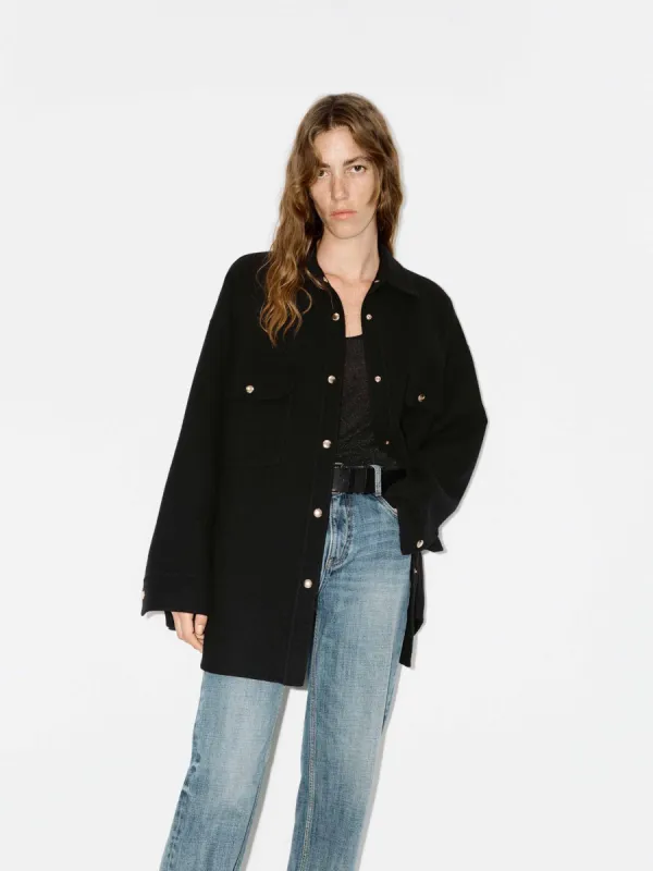 Oversized Wool Overshirt sold by Mo&Co