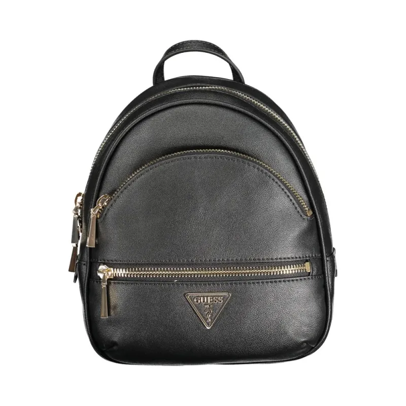 Black Polyethylene Backpack sold by Louxly