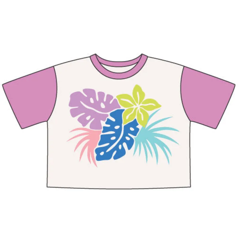Seaside Swim Hawaii Crop Tee sold by Mokuyobi