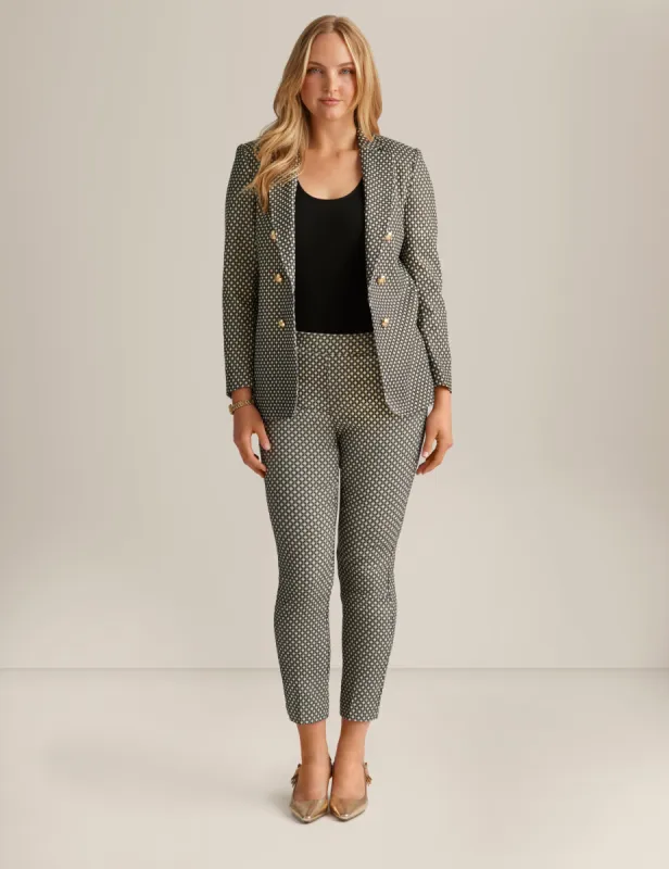 Faux Double Breasted Jacket With Notch Collar sold by Anne Klein