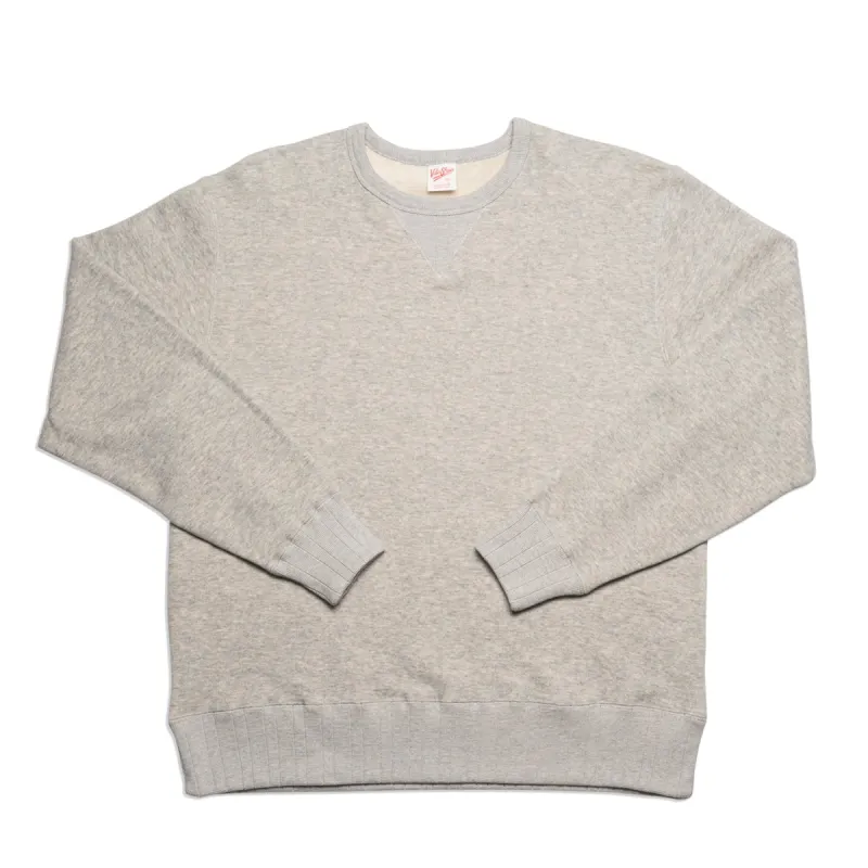 Loopwheeler Crew Sweat (Tubular) / H.Grey sold by Velva Sheen