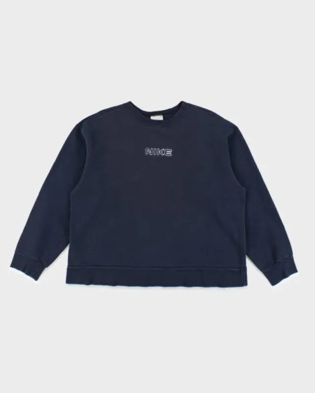 Vintage Nike Embroidered Centre Logo Sweatshirt - L sold by Rokit