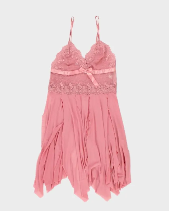 Y2k 00s Pink Jelly Fish Cami - S sold by Rokit