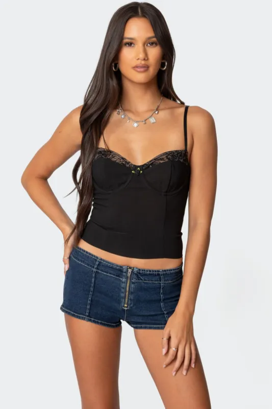 Coryn Lacey Cupped Corset sold by Edikted