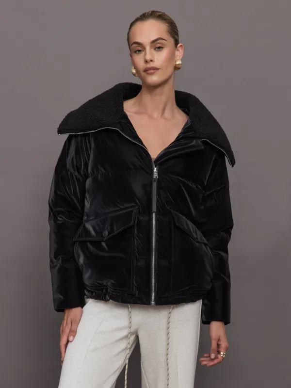 Roseville Short Puffer - Black sold by Carbon38