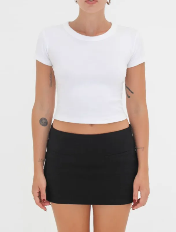 Micro Skort | Black sold by Rumored