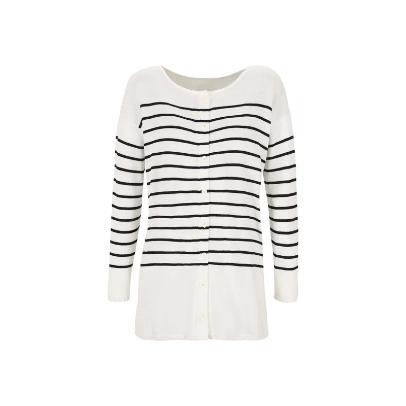 cabi Black And White Turnabout Cardigan sold by Zulily