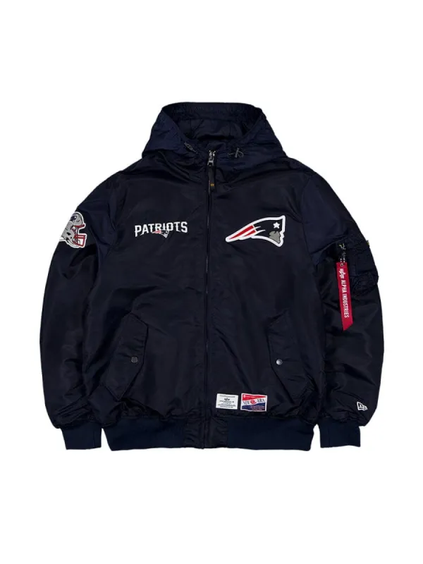 NEW ENGLAND PATRIOTS X ALPHA X NEW ERA L-2B BOMBER JACKET sold by Alpha Industries