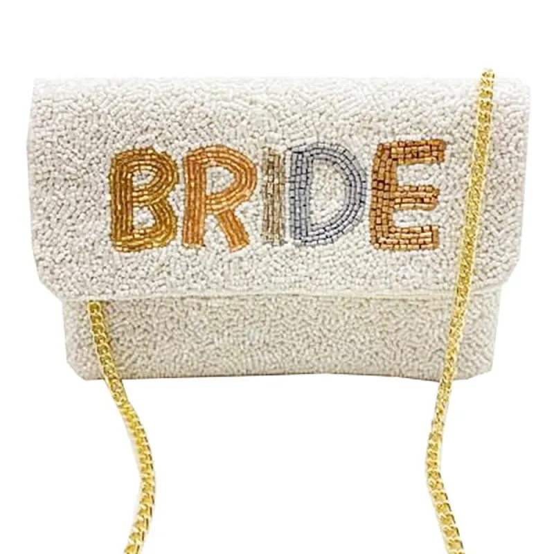Bride Seed Beaded Handbag Purse Clutch sold by Roxie’s Picks