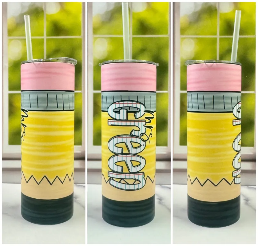 Personalized TEACHER Name 20oz Tumbler | SUBT59 sold by Roxie’s Picks