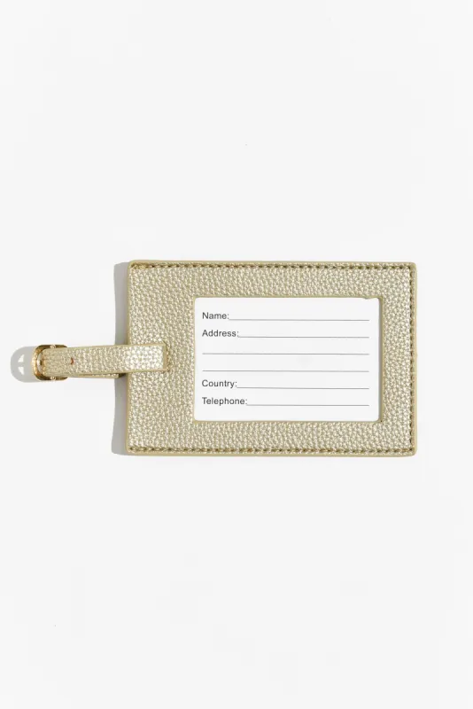 Mims Gold Luggage Tag sold by Blue Bungalow